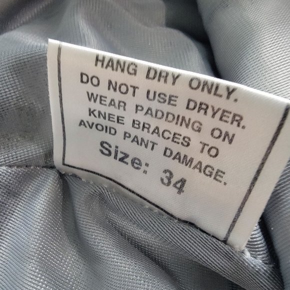 Answer Racing Edge Dirtbike Supercross Motocross Riding Pant Size 34 Blue Black - Picture 6 of 13